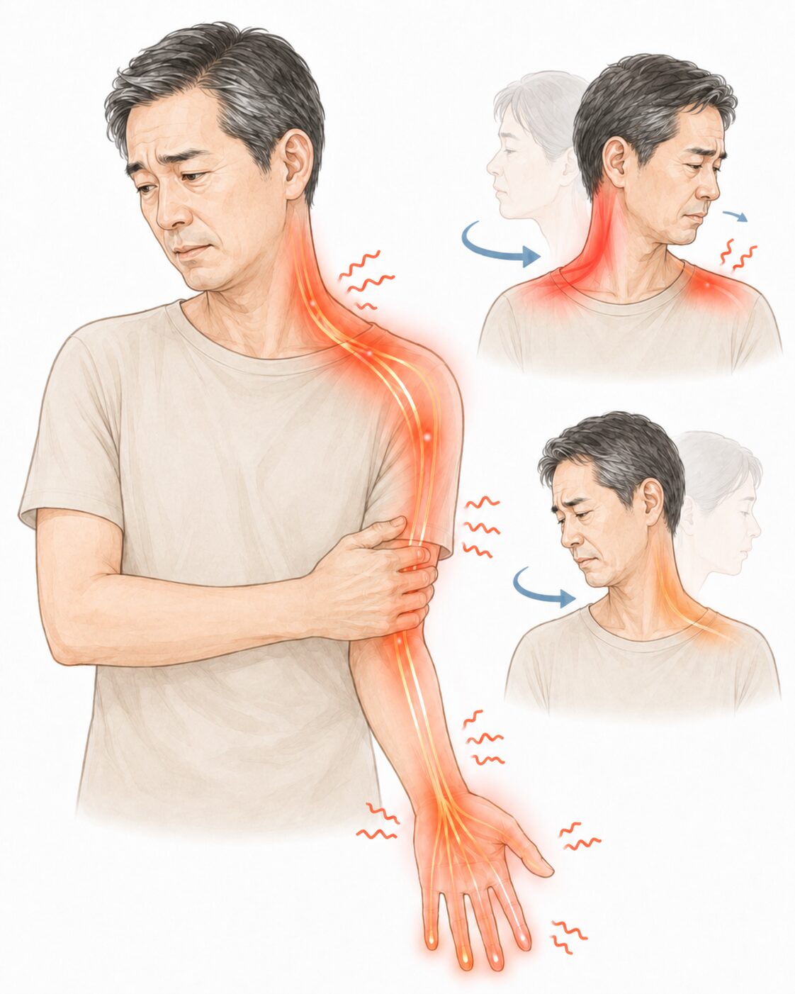 首や肩の症状